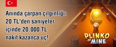 İlk Yatırıma %100 Eşleşme promotion